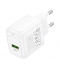 СЗУ 110-240V HOCO CS52A 1xUSB, 18W, White, Blister