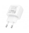 СЗУ 110-240V HOCO CS52A 1xUSB, 18W, White, Blister
