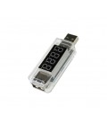 USB тестер Charger Doctor напряжения (3-7.5V) и тока (0-2.5A) White