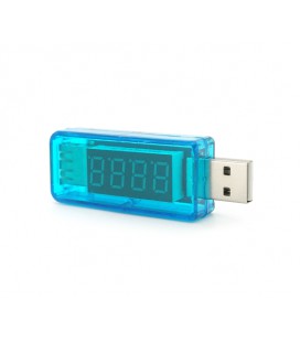 USB тестер Charger Doctor напряжения (3-7.5V) и тока (0-2.5A) Blue