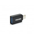 Переходник VEGGIEG OT-B USB3.0(AF) OTG &gt, Type-C(M), Black, Пакет