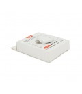 Переходник KIN KY-178 Lighting(M) &gt, Jack 3.5mm(F)+Lighting(F), White, Box