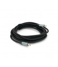 Кабель Type-C to Type-C (USB 3.2 GEN2 male to male), оплетка, Black, длина 3м, поддержка 100W/10Gbps, 4K60HZ audio/video outpout