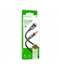 Кабель Borofone BL19 DC3.5 (папа) &gt, Lighting (папа), круглый, 1м, Black, Box