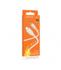 Кабель Borofone BL18 DC3.5 (папа) &gt, Lighting (папа), круглый, 1м, White, Box