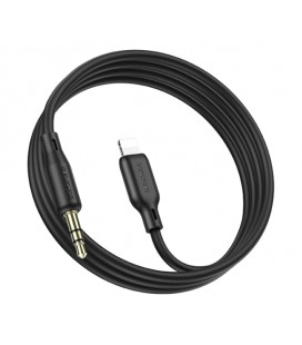 Кабель Borofone BL18 DC3.5 (папа) &gt, Lighting (папа), круглый, 1м, Black, Box