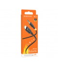 Кабель Borofone BL18 DC3.5 (папа) &gt, Lighting (папа), круглый, 1м, Black, Box