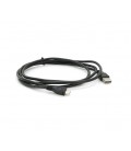 Кабель USB 2.0 (AM/Miсro 5 pin) 1,5м, черный, Пакет Q250