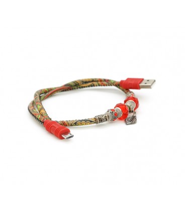 Кабель iKAKU POTALA series for micro, Red, довжина 0.5м, 2.4A, BOX