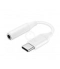 Переходник Type-C(M) &gt, Jack 3.5mm(F), 5см, White, OEM
