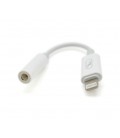 Переходник Lighting(M) &gt, Jack 3.5mm(F), 5см, White, Box