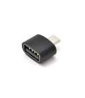 Переходник YHL888 USB2.0(AF) OTG &gt, microUSB(M), Black, OEM