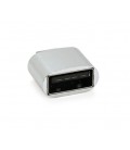 Переходник USB2.0(AF) OTG &gt, microUSB(M), Silver, Пакет