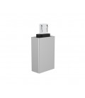 Переходник Borofone BV2 USB2.0(F) &gt, Micro(M), Silver, Blister
