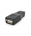 Переходник USB AF (мама) - micro USB (папа)
