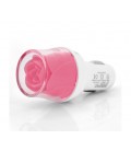 АЗУ NOKOKO Flower, 12V-USB, 5-5.5V, 2*USB, 10W, 2,1А, Pink, Пакет Q50