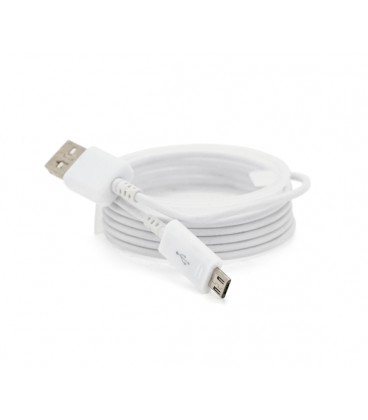 Кабель USB 2.0 (AM/Miсro 5 pin) 1,0м, белый, ОЕМ, Q500