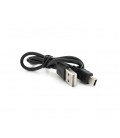 Кабель USB 2.0 (AM/Mini 5 pin) 0.4м, черный