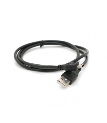 Кабель USB 2.0 (AM/Mini 5 pin) 0,8м, черный
