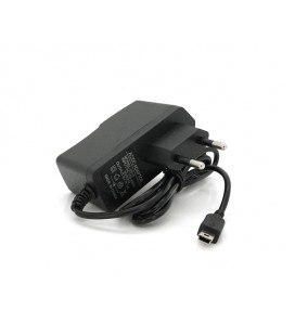 Зарядное устройство Merlion 220V-mini USB, 5V 1A Black, Box