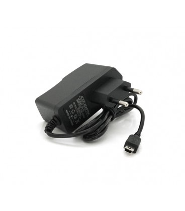 Зарядное устройство Merlion 220V-mini USB, 5V 1A Black, Box
