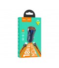 Набор АЗУ 12-24V HOCO Z46 + кабель Type-C, 1xUSB, 18W, кабель 1м, Blue, Box