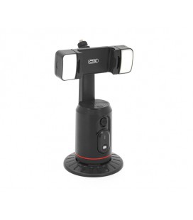 Монопод XO-SS16+ со стабилизатором и трекером движения+ подсветка, встроенный аккумулятор 1200mAh, Black, Box
