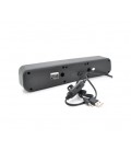 Колонки 2.0 Kisonli i-570, для ПК и ноутбука, USB + 3.5mm, 2x3W, 20Hz- 20KHz, Black, BOX, Q40