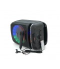 Акустическая система с подсветкой ZQS8139, 15W, встроенный аккум 3600mAh, питание от USB кабеля, Black, Box