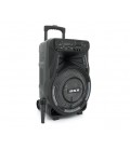 Мощная акустическая система с подсветкой ZXX-7373, 400W, Проводной микрофон, встроенный аккум 12В 7А, питание 220в, Black, Box