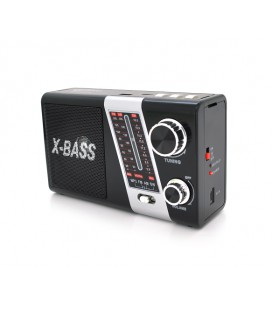 Радиоприемник YG-851BT+Solar, AM/FM, встроенный аккум, Mix color, Box