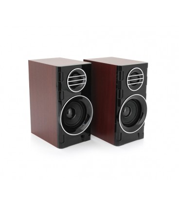 Колонки 2.0 Hotmai HT-2031 USB+3.5mm, 2x3W, 20Hz- 18KHz, с регулятором громкости, Black, BOX, Q24