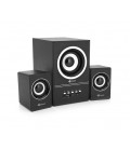 Колонки Kisonli U-2700BT, 5W+2x3W, USB/TF/BT/FM/AUX, с сабвуфером, DC: 5V, Black, BOX, Q16
