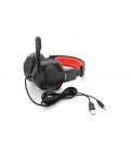 Игровые наушники с микрофоном iKAKU KSC-713 ZHANHUN, Black-Red, Box