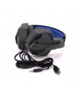 Игровые наушники с микрофоном iKAKU KSC-713 ZHANHUN, Black-Blue, Box