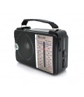 Радиоприемник GOLON RX-606AC, LED, 2x3W, FM радио, корпус пластмасс, Black, BOX