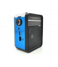 Радиоприемник GOLON RX9100, LED, 3W, AM/FM радио, Входы microSD, USB, AUX, питание от 220В+4*LR20, корпус пластмасс, Black/Blue,