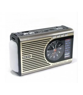 Радиоприемник GOLON M-U41, LED, 3W, FM радио, Входы microSD, USB, AUX, корпус пластмасс, Brown, BOX