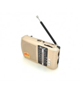 Радиоприемник COLON RXICF8BT, LED, 3W, AM/FM радио, Входы microSD, USB, Bluetooth, питание от 220+АКБ, корпус пластмасс, BOX