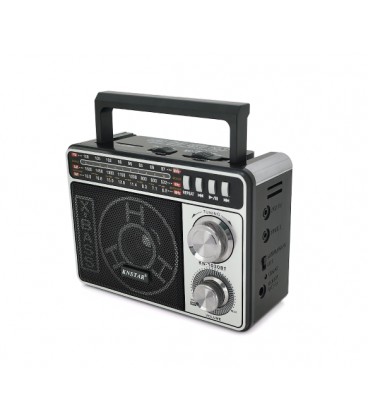 Радио с фонариком Knstar KN-1030BT, FM/AM/SW радио, Входы: SDMMC, USB, Mix color, Box