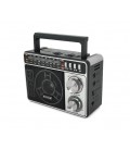 Радио с фонариком Knstar KN-1030BT, FM/AM/SW радио, Входы: SDMMC, USB, Mix color, Box
