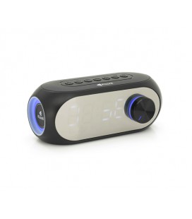 Колонка Kisonli LP-2S Bluetooth 5.0, 1х5W, 1200mAh, USB/TF/BT/FM/AUX/LCD/Clock, DC: 5V, Black, BOX, Q60
