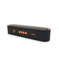 Колонка Kisonli LED-915 Bluetooth 5.0, 2х5W, 1200mAh, USB/TF/BT/FM/AUX, DC: 5V/1A, Orange, BOX, Q30