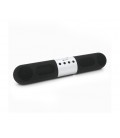 Колонка Kisonli LED-906 Bluetooth 5.0, 2х5W, 1800mAh, USB/TF/BT/FM/AUX, DC: 5V/1A, Black+Silver, BOX, Q40