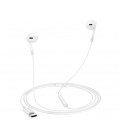 Наушники проводные HOCO M109, разъем Type-C, 1.2m, White, Box