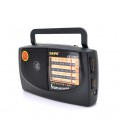 Радиоприемник KIPO KB-308, FM радио, AUX, корпус пластмасс, Black, BOX