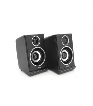 Колонки 2.0 JEDEL S-578 USB+3.5mm, 4' 2x3W, 90Hz- 20KHz, с регулятором громкости, Silver, BOX, Q30