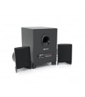 Колонки Kisonli TM-6000U, 5W+2x3W, USB/TF/BT/FM/AUX/LED light, с сабвуфером, DC: 5V, Black, BOX, Q8