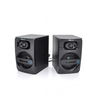 Колонки 2.0 Kisonli T-010 для ПК и ноутбука, USB + 3.5mm, 2x3W, 20Hz- 20KHz, Brown, BOX, Q30