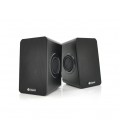Колонки 2.0 Kisonli T-013 для ПК и ноутбука, USB + 3.5mm, 2x3W, 20Hz- 20KHz, со встроенным усилителем, Black, BOX, Q40